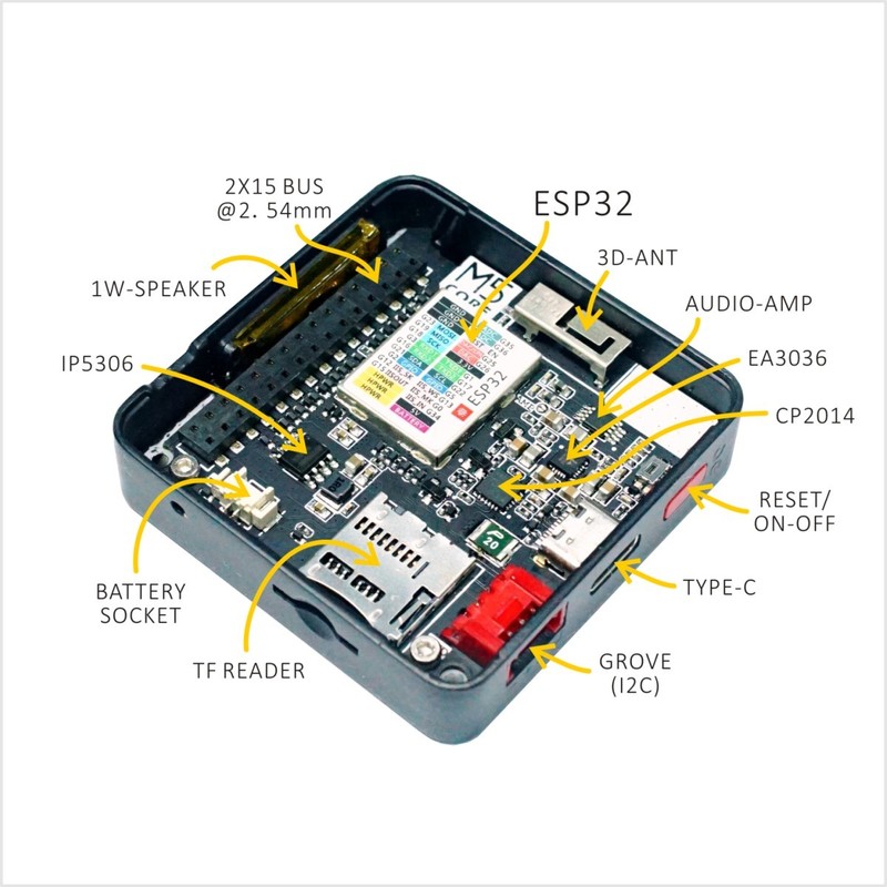 M5Stack Series ESP32 Basic Core Development Kit Extensible M