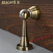 极速加长门吸铜强磁撞地吸门挡化妆室铜门碰墙吸金色金色加长门吸