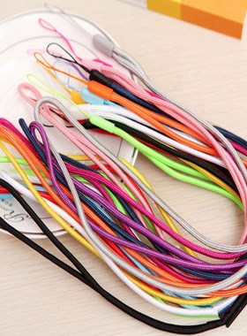 50-100PCS long Nylon Lanyard Cell Phone Hanging Strap Mobile