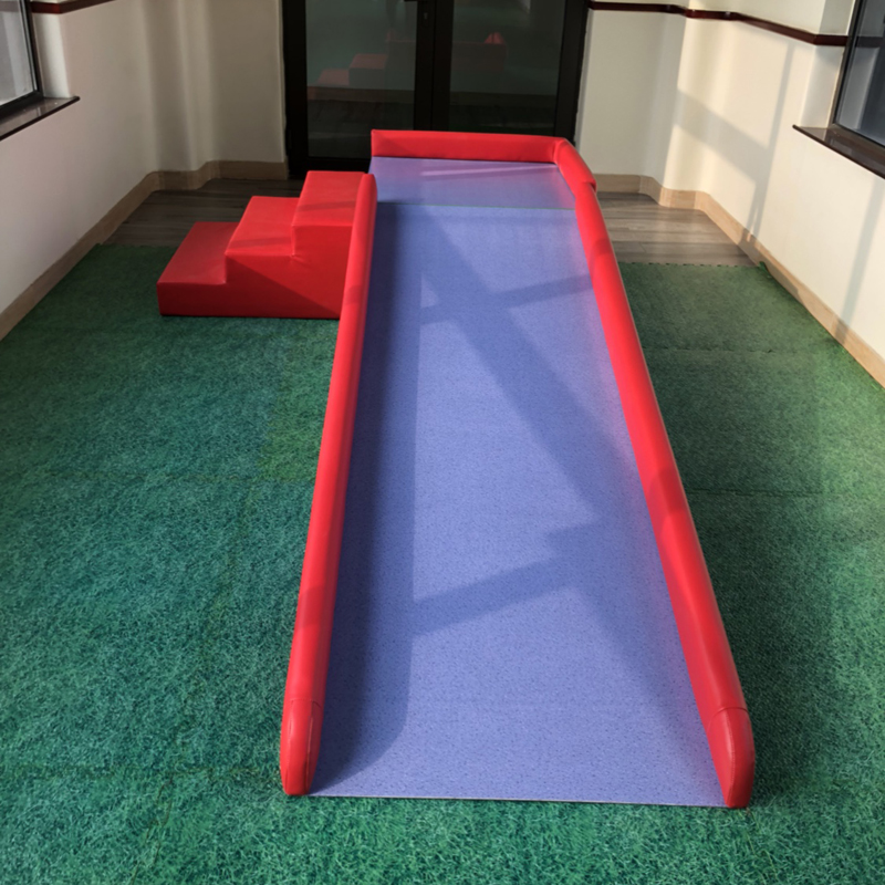 大滑梯感统训练器材儿童家用早教中心前庭教具幼儿园室内木质滑梯