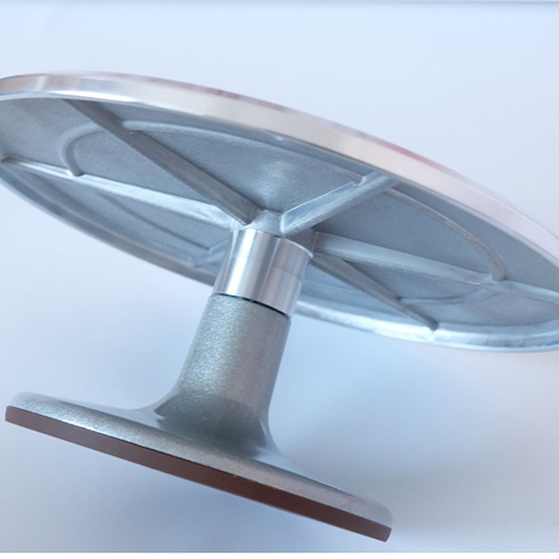 盆景转盘旋转台树桩制作台手动盆景修剪台转盘多肉造型台铝合金