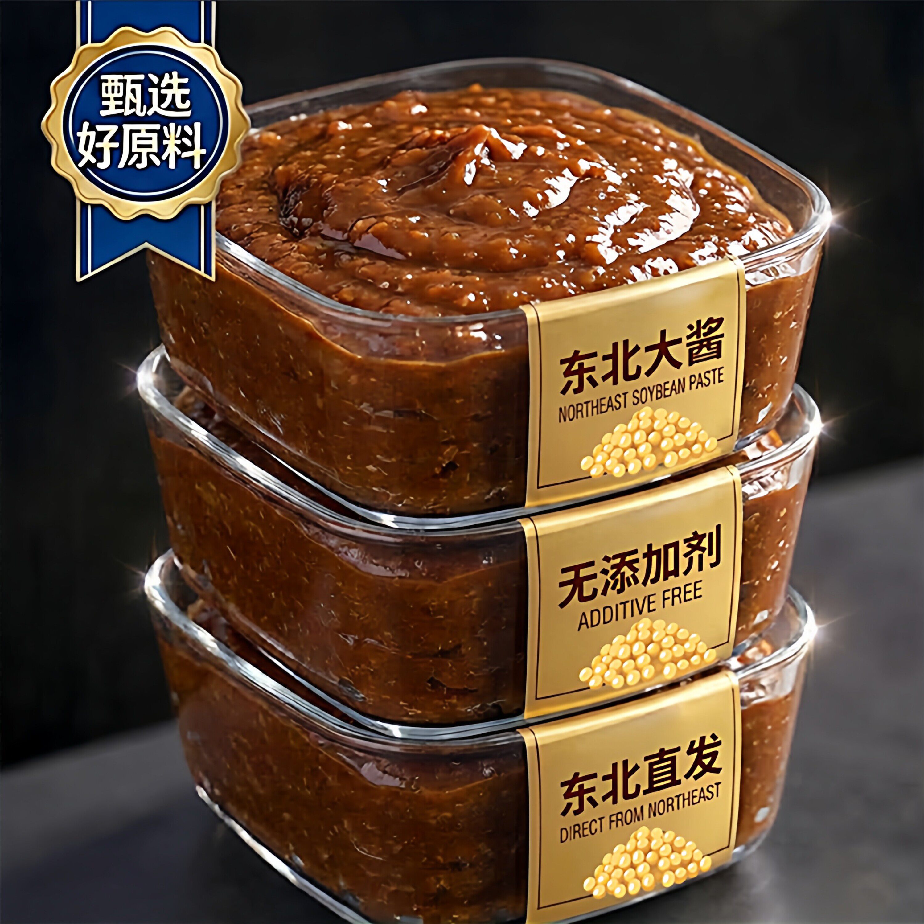 农科院正宗东北大酱无添加农家酱蘸酱菜官方旗舰店自制大酱老式