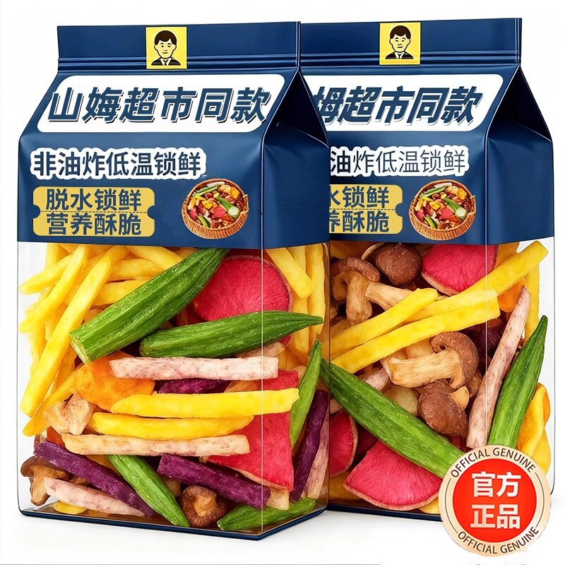 商超同款综合果蔬脆蔬菜干混合装水果什锦冻干官方旗舰店非油炸