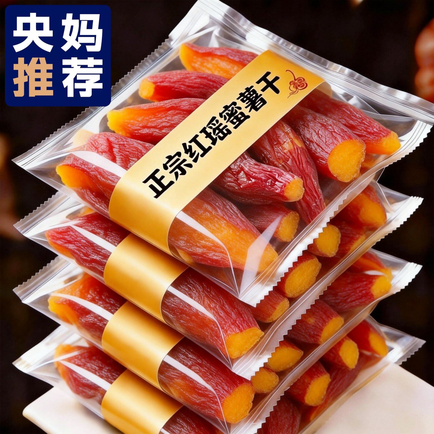 正宗红瑶蜜薯干0添加农家自制地瓜干即食香薯倒蒸烤番薯旗舰店
