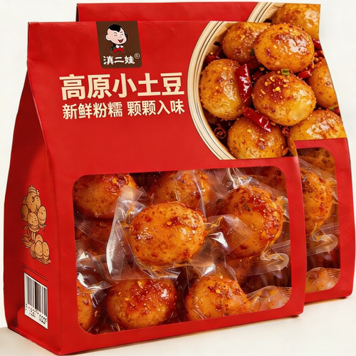 高原小土豆香辣卤味即食下饭菜