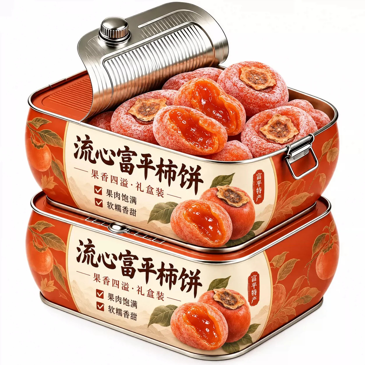 【独立包装】柿饼广西桂林特级柿子干流糖心非陕西富平柿子饼5斤