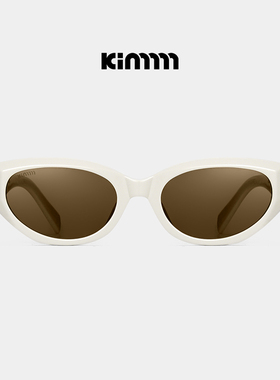 Kimmmm 刘烨同款复古板材猫眼白色墨镜松弛感太阳镜 1005