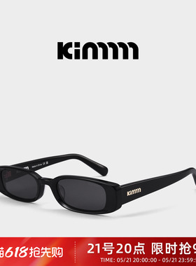 Kimmmm2026新款方形窄框黑色墨镜防紫外线板材太阳镜男女BOSTON