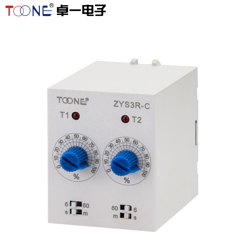 ZYS3R无限通电双控双循环延时时间继电器B计时器ST3PR 1S10S30M60