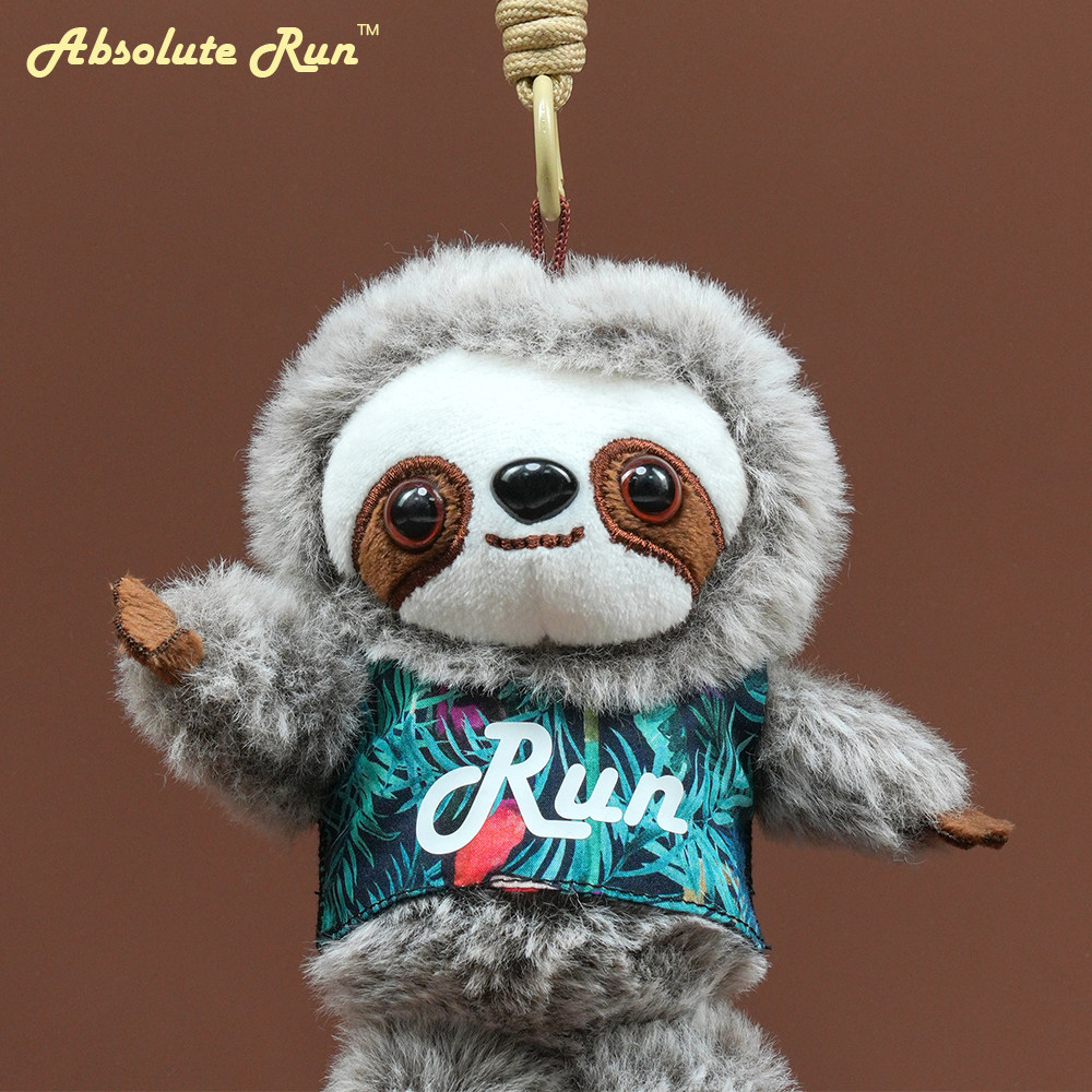 Absolute Run™ 跑步帽跑步礼物跑步配件玩偶吊坠树懒Flash闪电