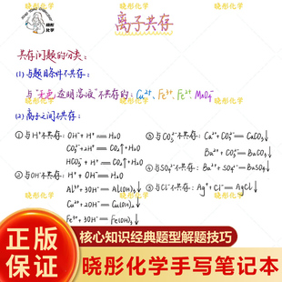 【抖音图书】晓彤化学手写笔记本 阿赵物理手写笔记 初中物理化学学霸笔记 全国通用版本 核心知识 经典题型 解题技巧 一应俱全
