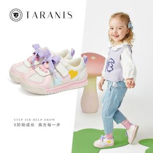 新款 泰兰尼斯学步鞋 春季 女宝宝婴儿鞋 子儿童机能鞋 女童软底面包鞋