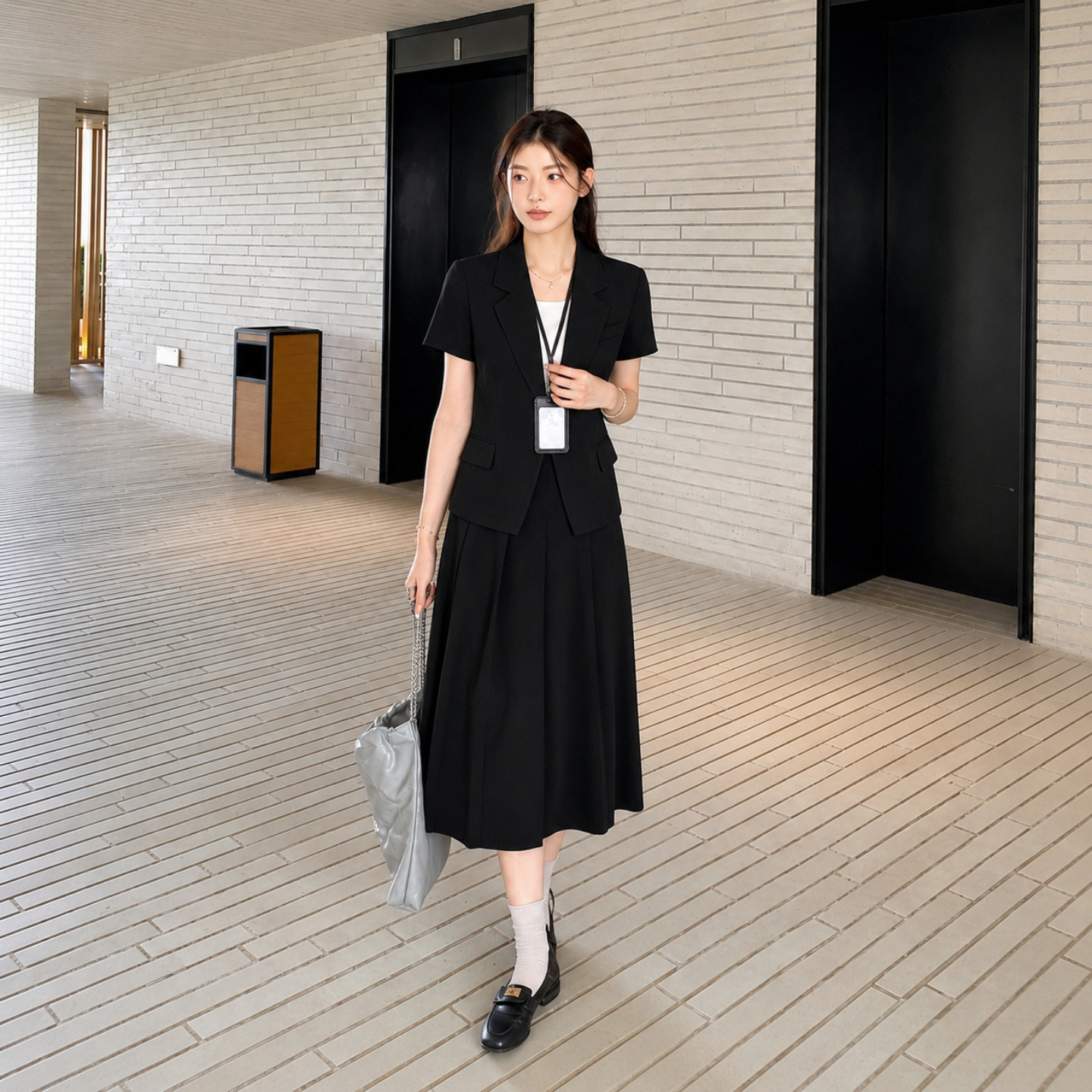 西装套装女2026春夏新款气质职业女裤套装