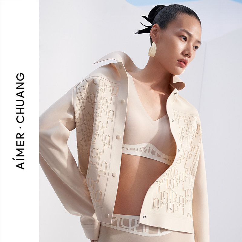 AIMER CHUANG/爱慕创投影3系列V领无托背心式文胸CA170821