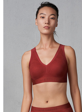 AIMER CHUANG/爱慕创屏望内衣女V领无托隐孔背心式文胸CA170691