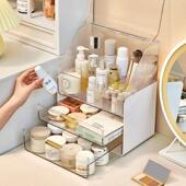 高护级化妆力品收纳盒梳妆台肤品置物架亚克桌化面防尘妆箱