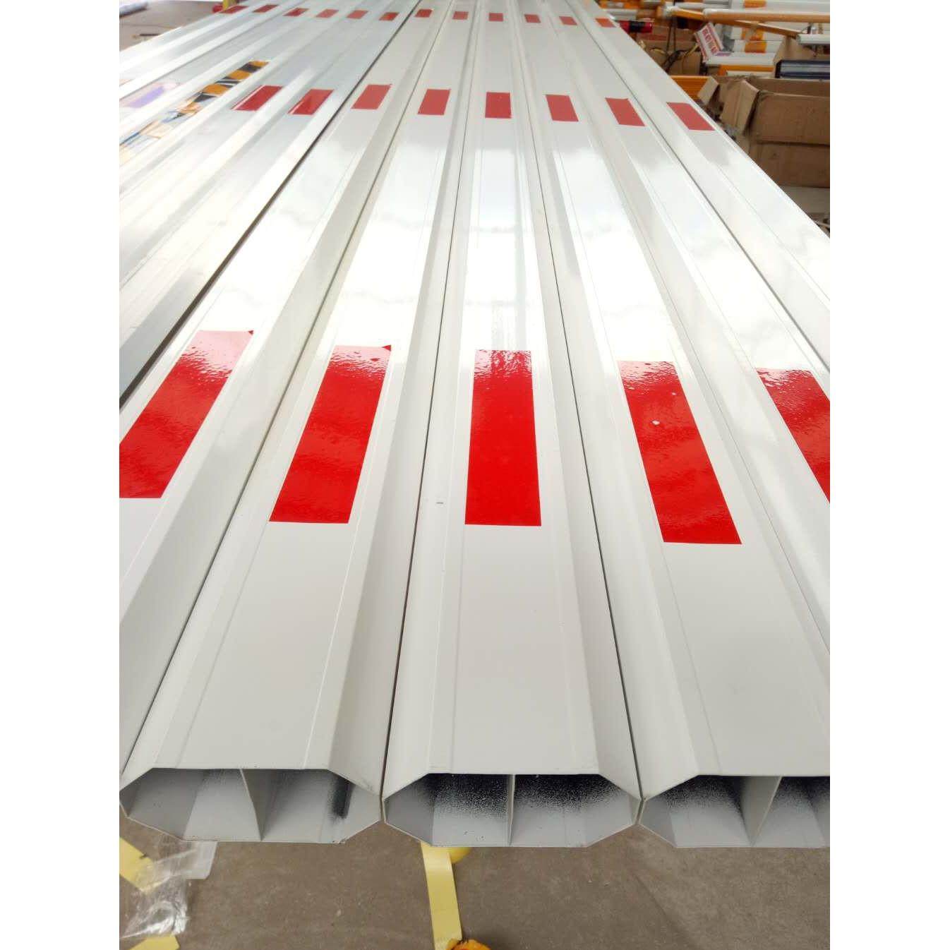 八角杆铝合金起落挡车杆伸缩道闸机海康门道闸杆停车场小区拦车