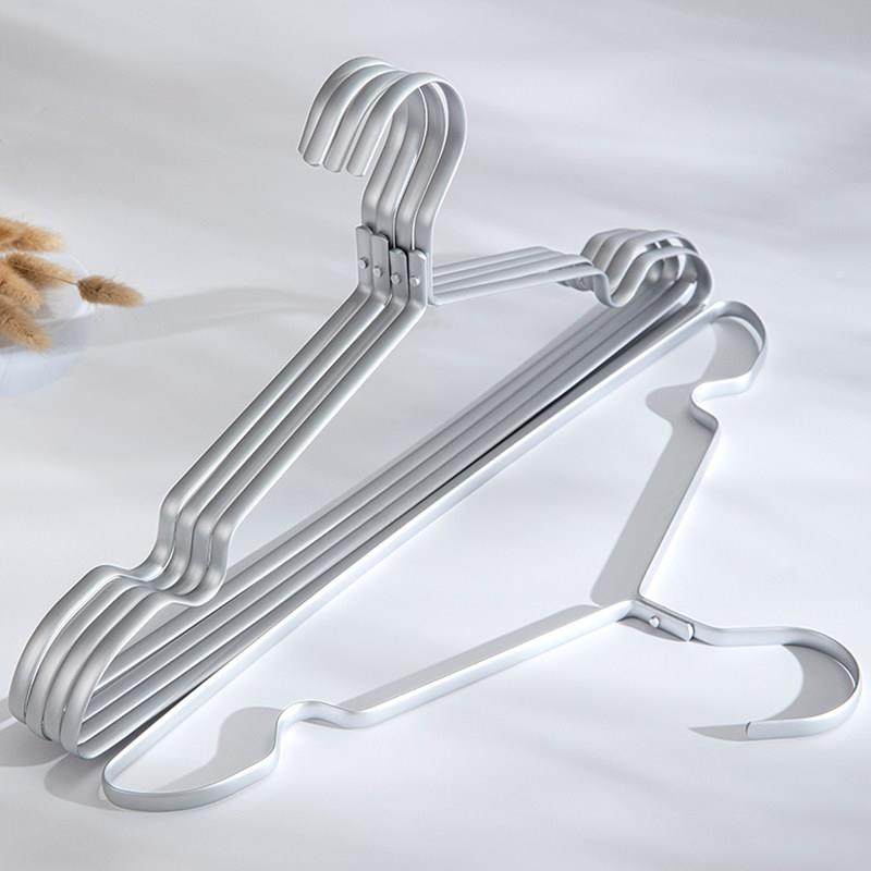 太空铝衣架家用卧室衣柜挂衣架防滑无痕铝合金实心晾衣撑凉衣架子,收纳整理,金属衣架,淘宝优惠券,粉丝福利购,淘宝优惠卷