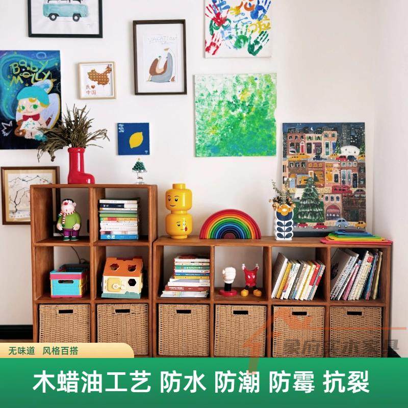 北美樱桃木格子柜落地书柜组合柜书架置物架收纳柜电视柜原木柜子,住宅家具,组合书柜,淘宝优惠券,粉丝福利购,淘宝优惠卷