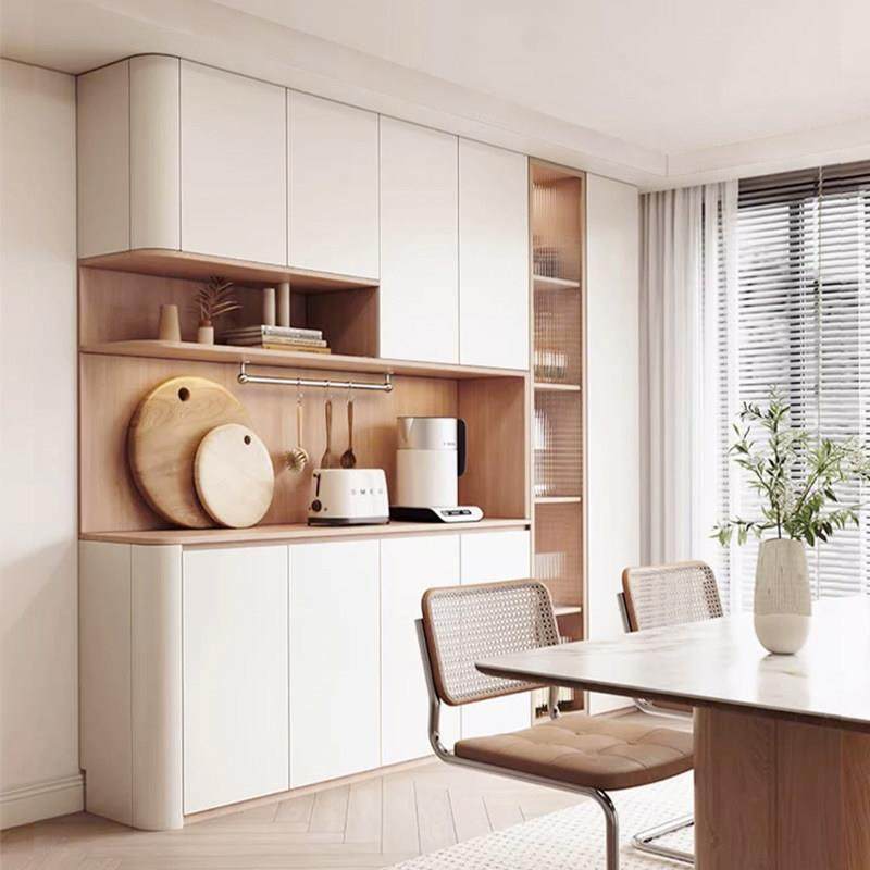 定制圆弧餐边柜实木现代简约靠墙一体储物家用香港餐厅C字柜茶水,住宅家具,餐边柜,淘宝优惠券,粉丝福利购,淘宝优惠卷