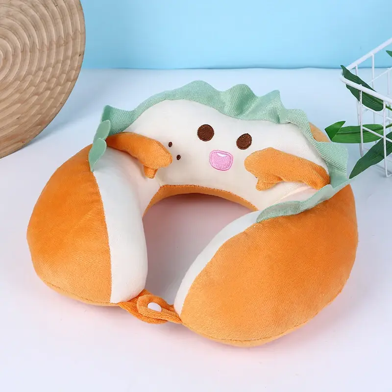 u型枕护颈车用睡枕颈椎记忆棉脖枕u形枕头可爱头枕靠枕脖子可拆洗