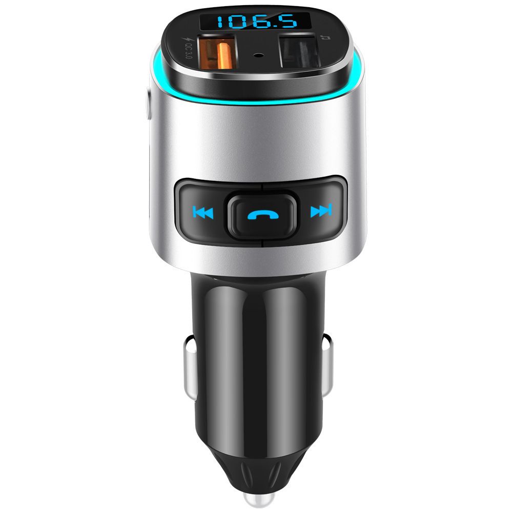 BC41/BC42车载mp3蓝牙播放器7彩氛围灯QC3.0快充无损音乐车载mp3