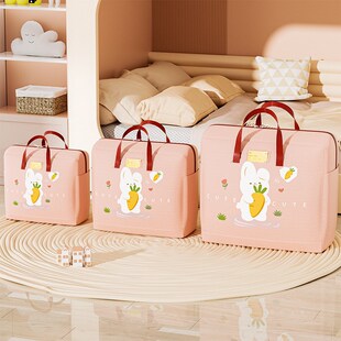 速发幼儿被园子收纳袋防津装布儿童衣服行李袋手提搬家打包袋