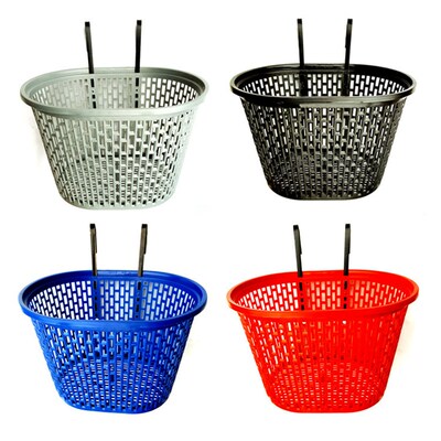 速发自行车塑料车筐 纳行车前置挂篮 收自车筐 车篮塑料挂单 篓车