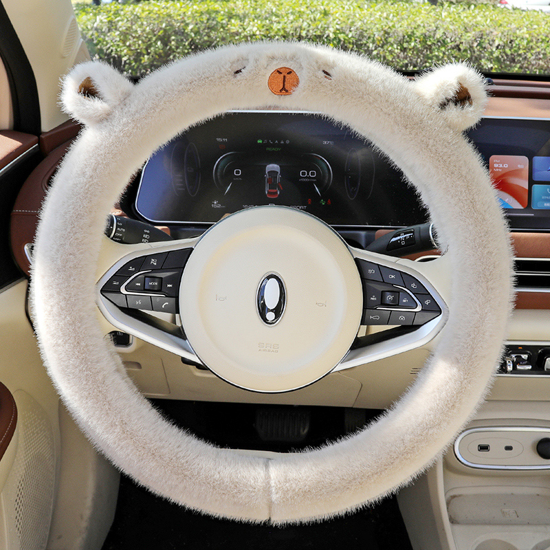 名爵mg4方向盘套短毛绒冬