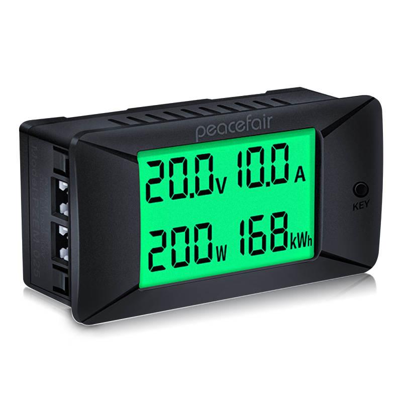 直流数显电压电流表0~300A/300V功率电能耗测试仪万用电表