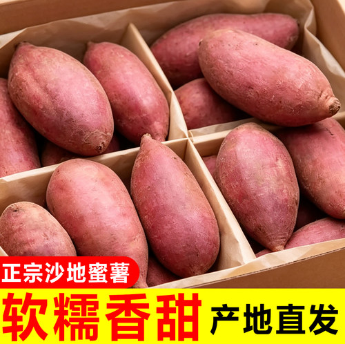 26年新鲜蜜薯沙地糖心红心地瓜农家自种黄心番薯西瓜红现挖板栗