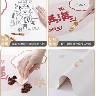 少女心书桌垫硅胶课桌护眼保护垫写字台儿童桌垫书桌学生学习专用