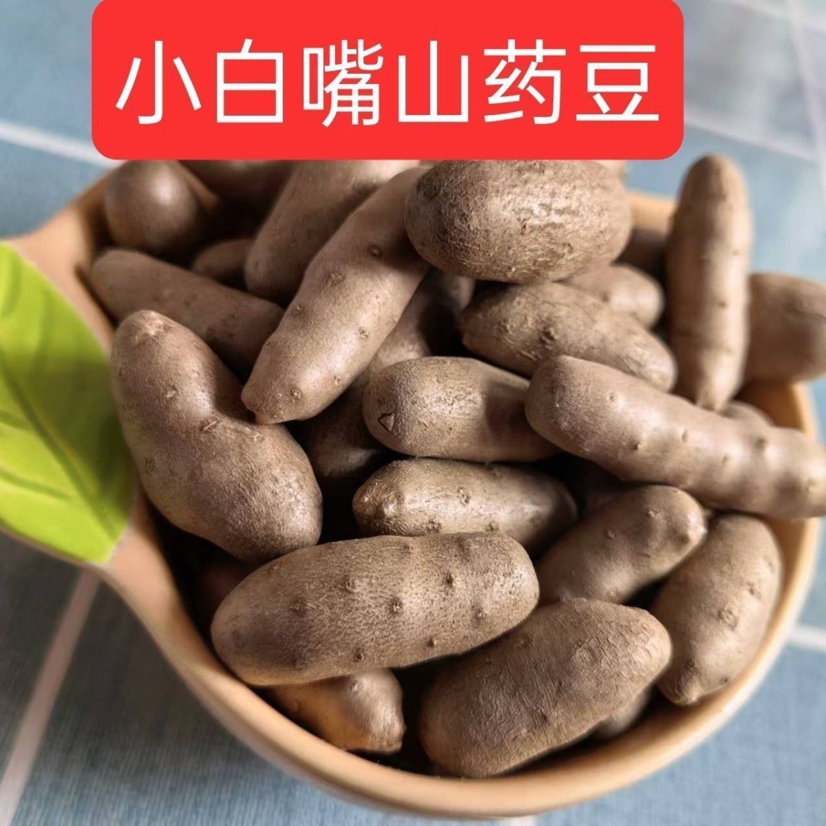 2025新鲜正宗小白嘴山药豆冰糖葫芦用大豆非河南铁棍山药豆【批发