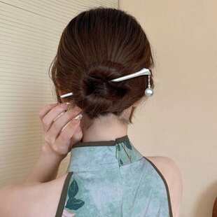 海航专用空姐发簪女海天祥云制服同款乘务员步摇簪子