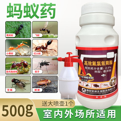 灭蚂蚁药家用室内外一巢全窝端喷雾除红黄黑白蚂蚁防治专用杀虫剂