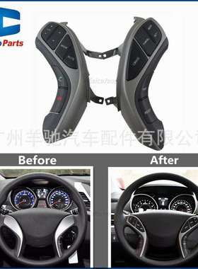 96700-3X800多功能方向盘按钮巡航控制开关适用于现代朗动12-17款