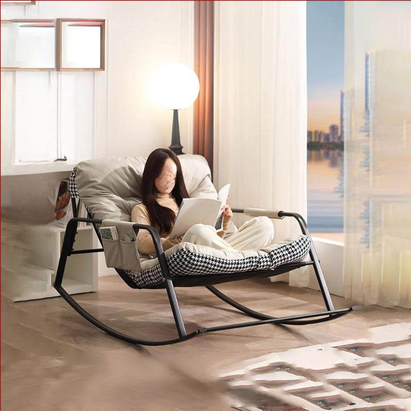 懒人沙发阳台躺卧摇椅单人网红款休闲解压躺椅成人可睡可躺摇摇椅