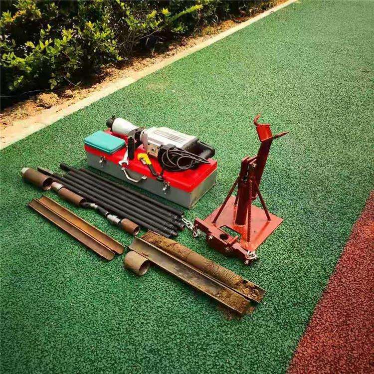 低能耗电动取土钻机CT02D型冲击式地表取土钻机对开式完整取样