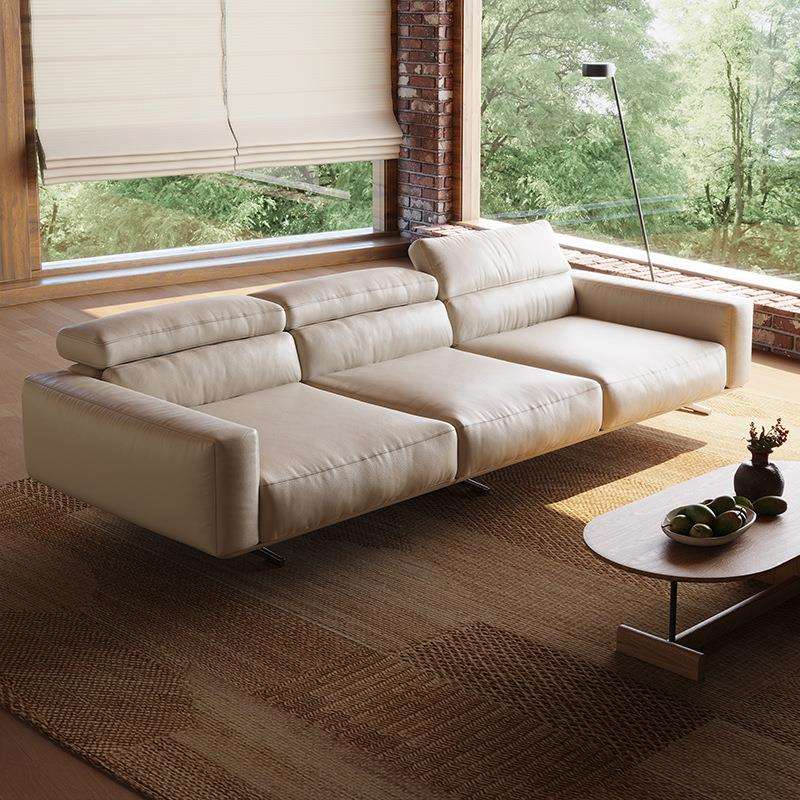 轻奢沙发极简沙发PA意式靠头JO别墅可调节UL现代HN多功能客厅组合