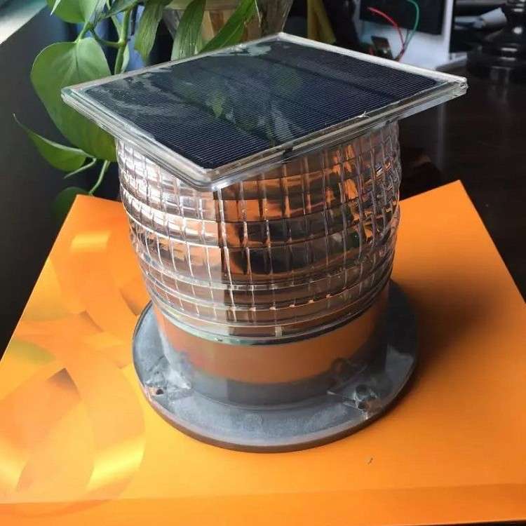 503方顶太阳能闪烁环照灯256IALA航标灯5海里IP68阳能航道标示