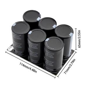 法拉电容器2.7v500f6个/1套超级电容器16v83f带保护板的汽