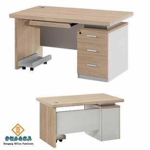 木制电脑桌职员简约时尚家用书行政长条课桌东莞深圳办公家具