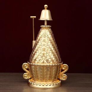 现货2025蛇年李居明吉祥物东北方安忍大盐仓摆件五黄摆件客厅办公