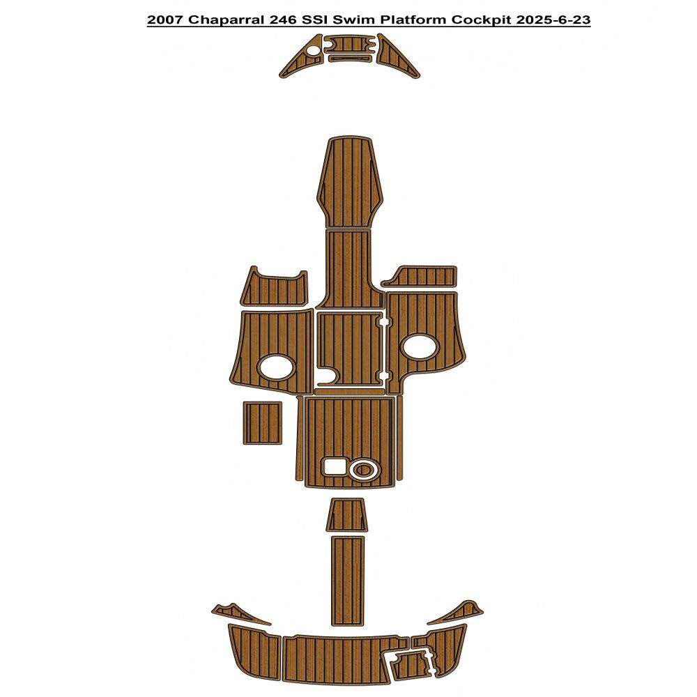 2007Chaparral246SSI游艇船舶EVA柚木地板eBay热销