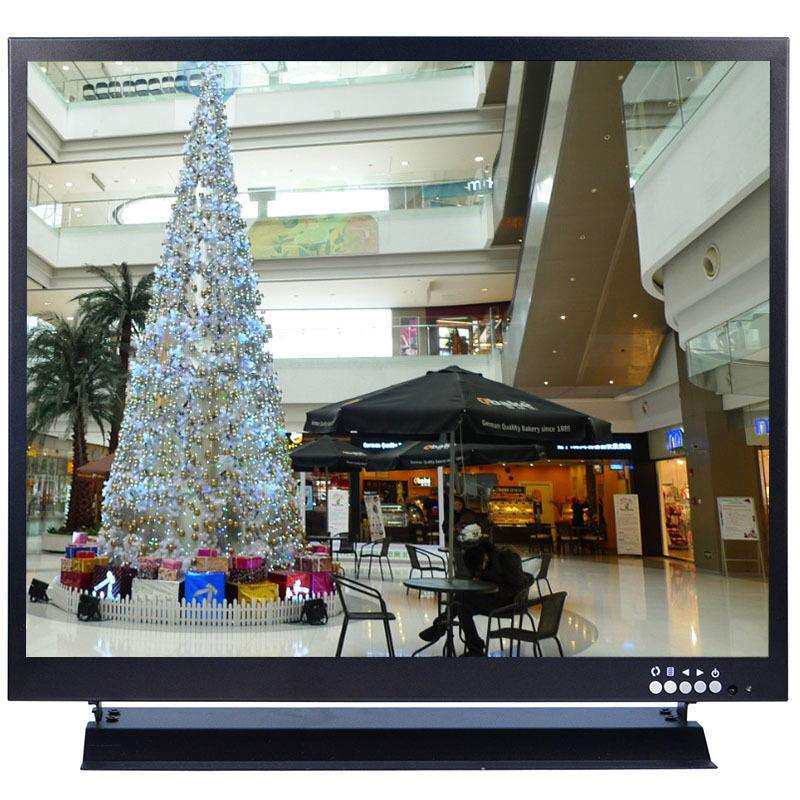 15英寸液晶显示屏车载监视器工业级金属壳高分辨率彩色商用监视器