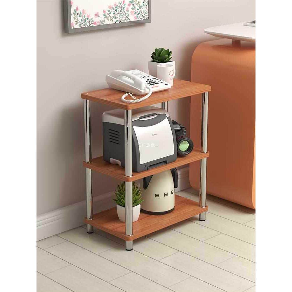 打印机置物架落地多层夹缝架子桌面储物架收纳架货架小型窄小