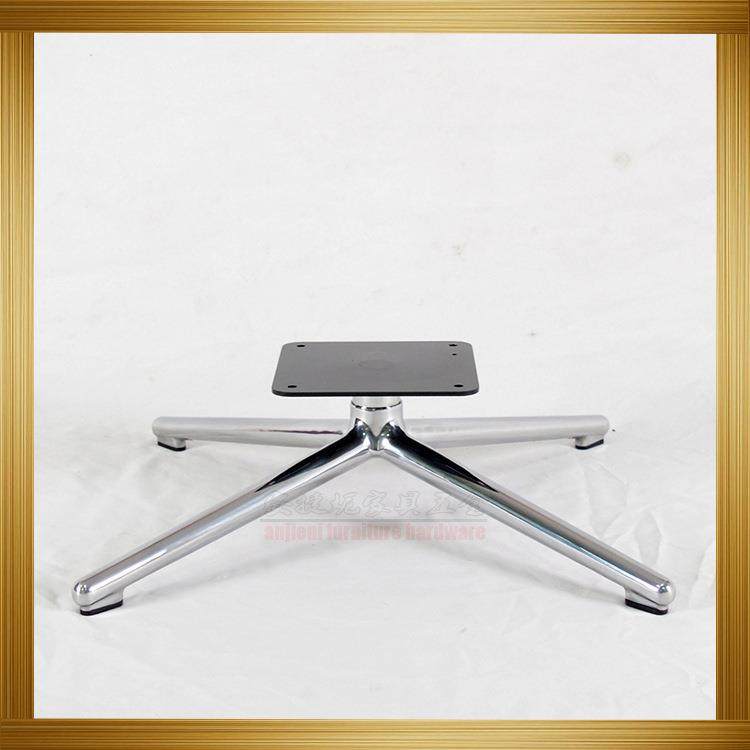 转椅沙发底座铝合金四星脚椅子配件可转动单人沙发底盘工厂