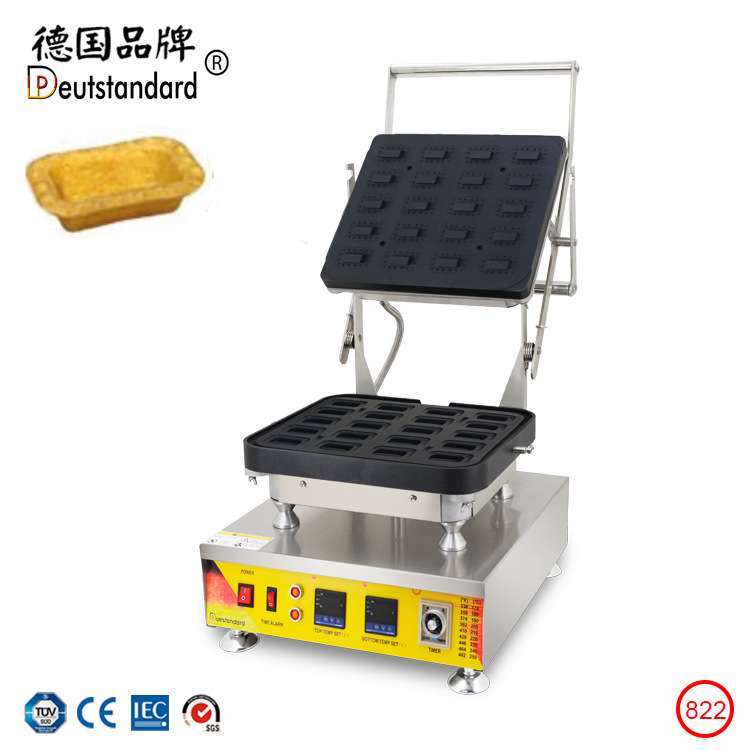 长方形流心芝士蛋挞机蛋挞壳成形机器数显温控电热烘培灌浆曲奇