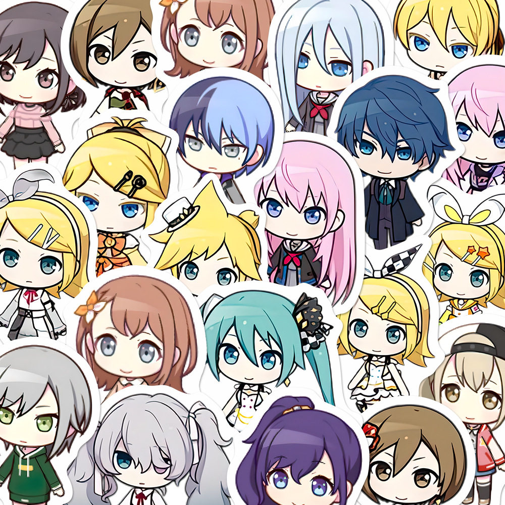 卡通可爱PJSK地图小人贴纸周边