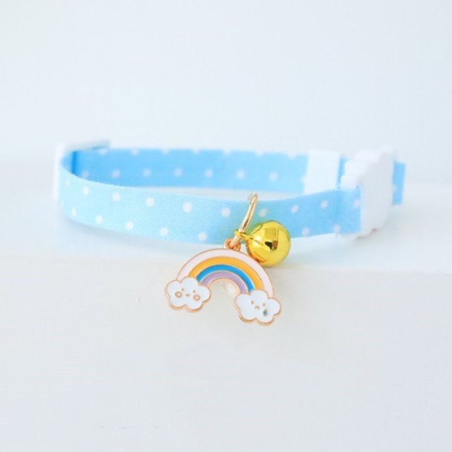 新品1PC Adjustable Fruit Cat Collar Candy Color Avocado Pend